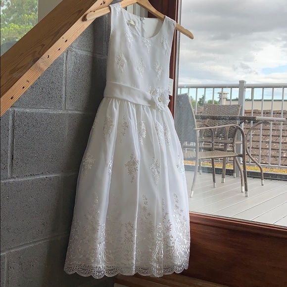 American Princess Other - 3 for $15!   NWT Girls formal white dress